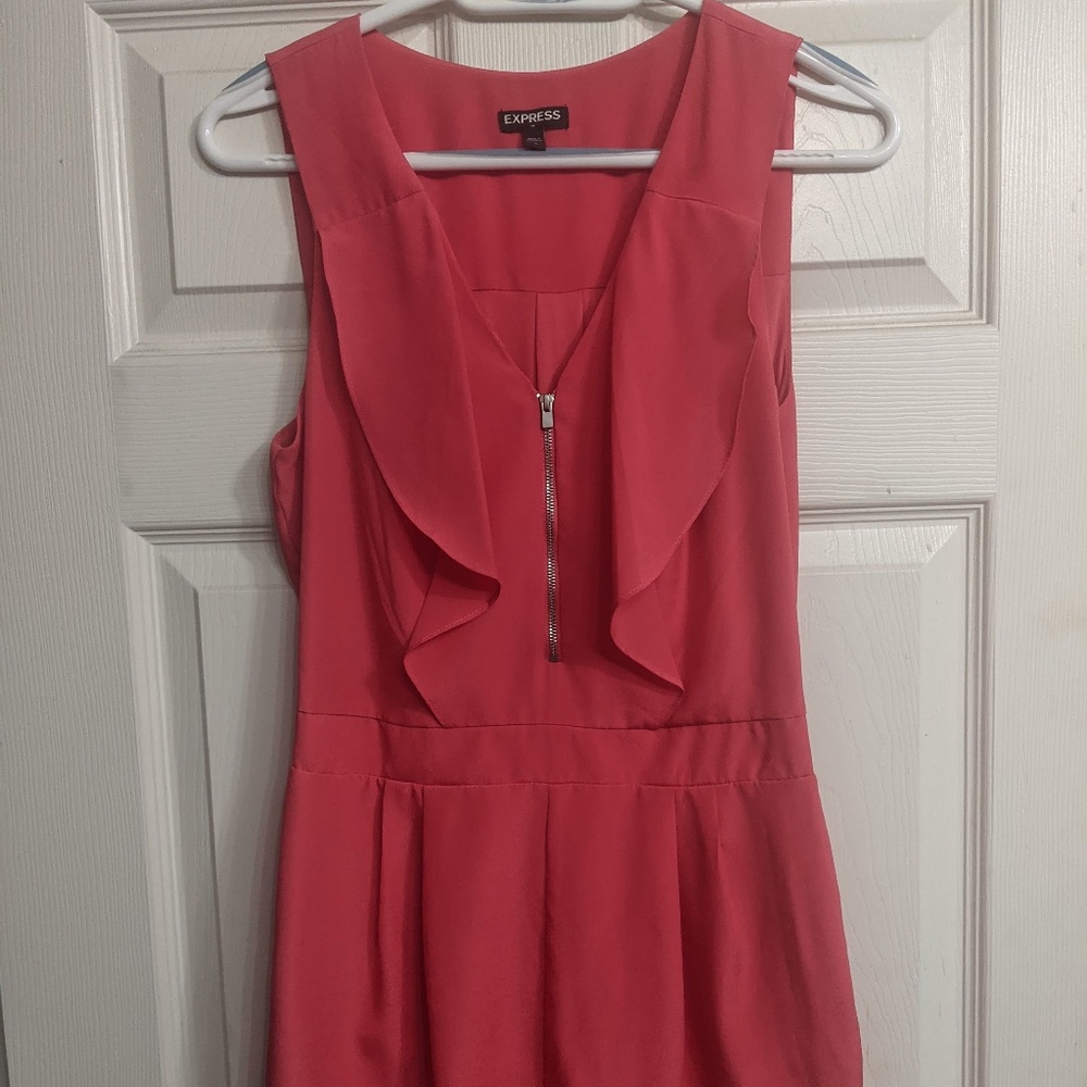 Coral Short Romper